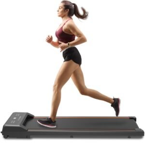 Walking Pad Under Desk Treadmill, LED Display And Remote Control Portable Treadmill For Home And Office, 2.5HP 265LBS